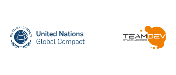 UN Global Compact TeamDev è parte del network internazionale del Global Compact, un’iniziativa che promuove un’economia sostenibile focalizzando la propria strategia sulla cittadinanza d'impresa